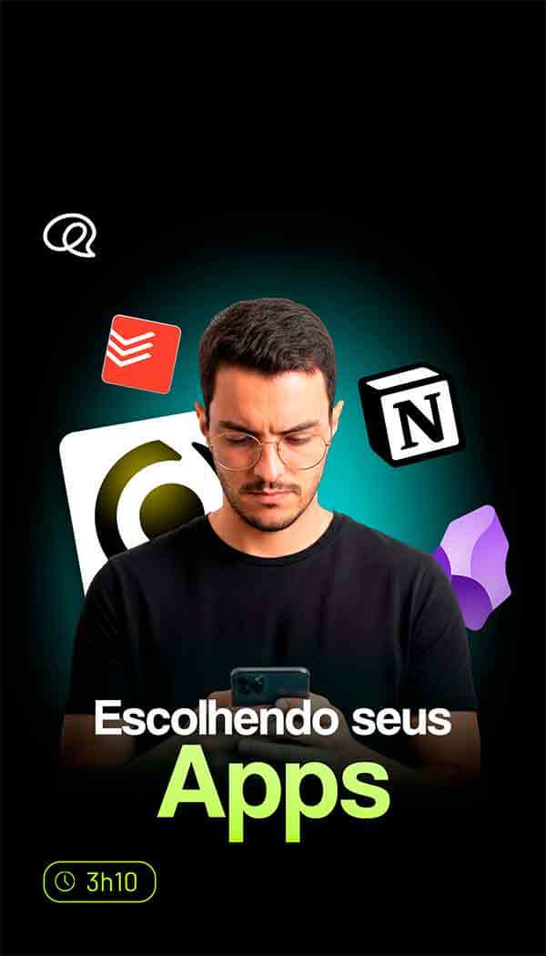 Escolhendo seus apps